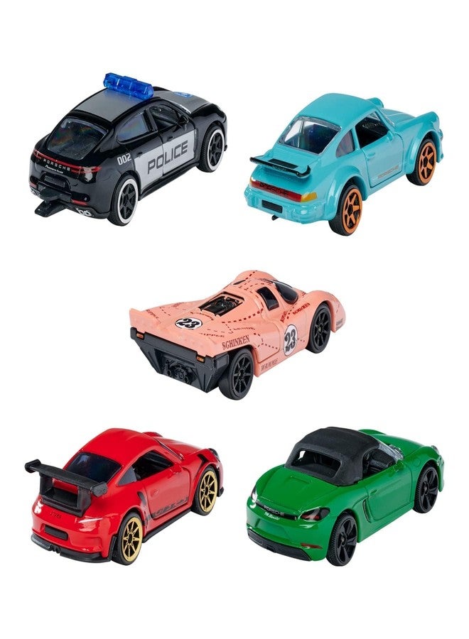 Smoby Majorette Porsche Gift Set With Colorful Racing Toy Cars With Rotating Wheels Features, Die Cast Vehicle, Scale 1:64, For Car Fans&Collector For 3+ Years Girls, Boys, Kids, Multicolor - Image 2